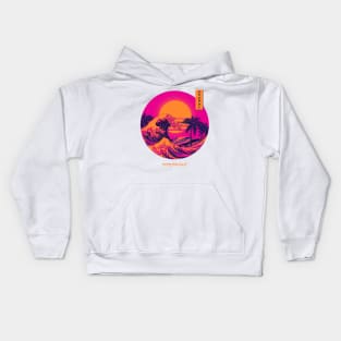 Sunset Kanagawa Kids Hoodie